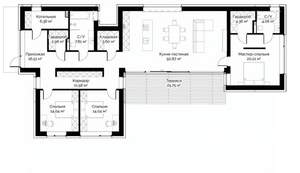 Дом 181м², 1-этажный, участок 8 сот.  