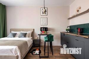 1-к квартира, посуточно, 27м2, 1/1 этаж