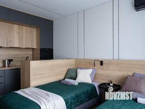 1-к квартира, посуточно, 24м2, 1/1 этаж