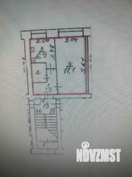 1-к квартира, на длительный срок, 31м2, 1/5 этаж