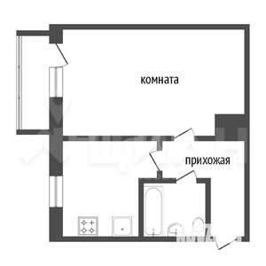 1-к квартира, на длительный срок, 37м2, 5/5 этаж