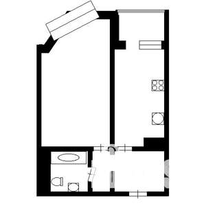 1-к квартира, на длительный срок, 49м2, 2/24 этаж