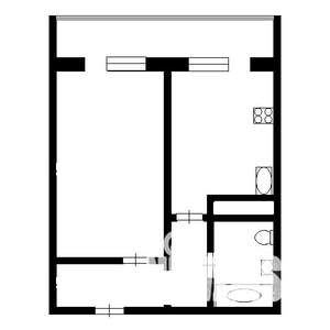 1-к квартира, на длительный срок, 40м2, 15/24 этаж