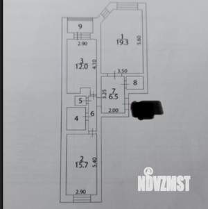 2-к квартира, на длительный срок, 60м2, 13/17 этаж
