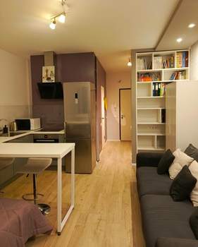 Студия квартира, на длительный срок, 36м2, 4/24 этаж