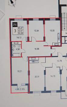 3-к квартира, на длительный срок, 84м2, 12/25 этаж
