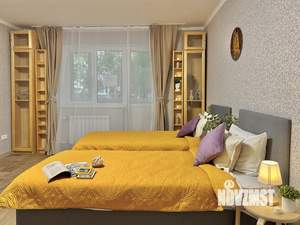 1-к квартира, посуточно, 46м2, 1/9 этаж