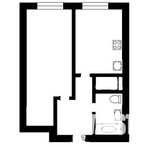 1-к квартира, на длительный срок, 45м2, 2/24 этаж