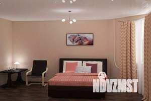 1-к квартира, посуточно, 45м2, 16/24 этаж