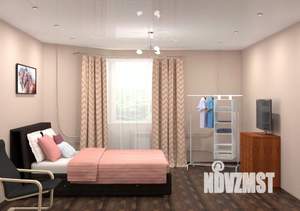 1-к квартира, посуточно, 45м2, 1/1 этаж