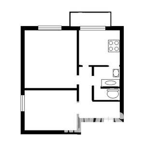 2-к квартира, на длительный срок, 44м2, 14/14 этаж