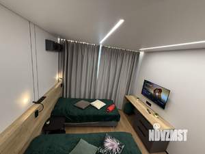 Студия квартира, посуточно, 25м2, 10/25 этаж
