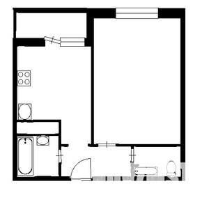 1-к квартира, на длительный срок, 42м2, 5/25 этаж