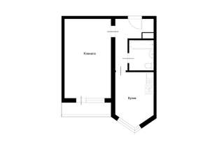 1-к квартира, на длительный срок, 41м2, 11/17 этаж