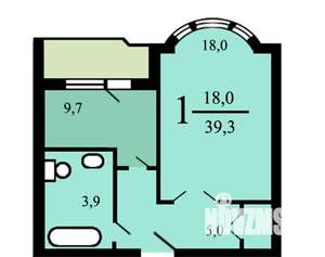 1-к квартира, на длительный срок, 40м2, 15/24 этаж