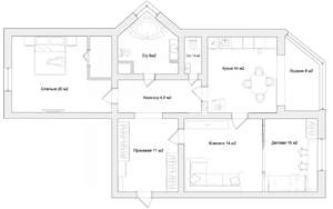 2-к квартира, на длительный срок, 88м2, 9/22 этаж
