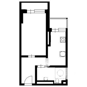 1-к квартира, на длительный срок, 40м2, 2/18 этаж
