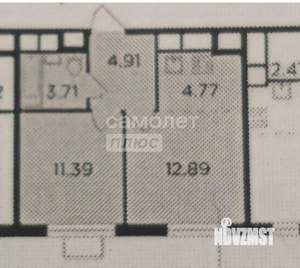 1-к квартира, на длительный срок, 38м2, 6/24 этаж