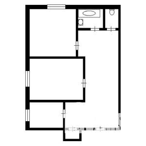 2-к квартира, на длительный срок, 52м2, 9/9 этаж