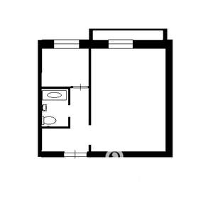 1-к квартира, на длительный срок, 33м2, 5/9 этаж