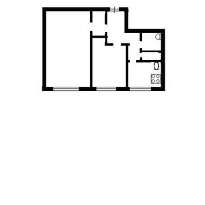 2-к квартира, на длительный срок, 46м2, 2/12 этаж