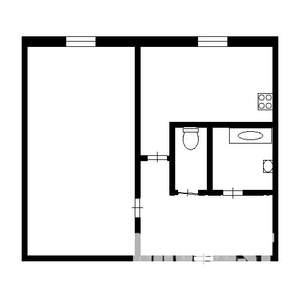 1-к квартира, на длительный срок, 30м2, 1/5 этаж