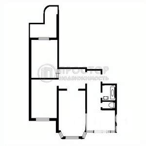 3-к квартира, вторичка, 76м2, 13/17 этаж