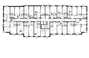 1-к квартира, вторичка, 40м2, 23/24 этаж