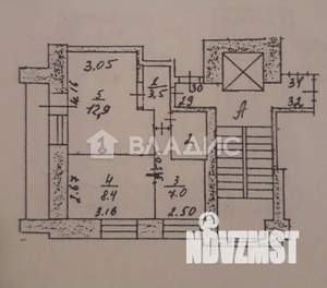 2-к квартира, вторичка, 35м2, 8/9 этаж