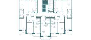 2-к квартира, вторичка, 81м2, 8/24 этаж