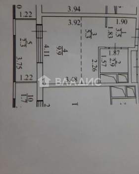 Студия квартира, вторичка, 24м2, 5/24 этаж