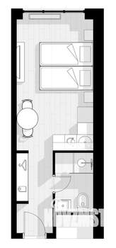 Студия квартира, вторичка, 23м2, 12/16 этаж