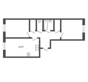 3-к квартира, вторичка, 79м2, 23/25 этаж