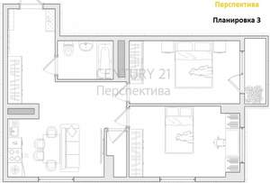 2-к квартира, вторичка, 53м2, 10/25 этаж