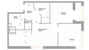 3-к квартира, вторичка, 70м2, 13/28 этаж