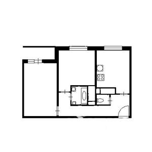 2-к квартира, вторичка, 55м2, 17/25 этаж