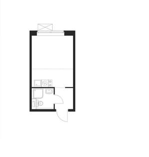 Студия квартира, вторичка, 20м2, 17/25 этаж