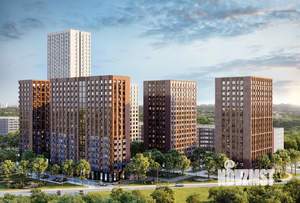 3-к квартира, строящийся дом, 67м2, 8/17 этаж