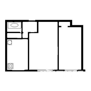 2-к квартира, вторичка, 49м2, 4/14 этаж
