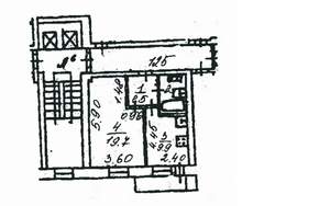 1-к квартира, вторичка, 36м2, 7/12 этаж