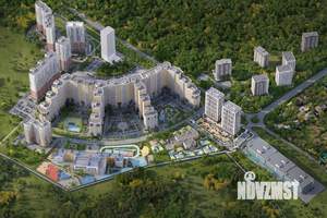 1-к квартира, строящийся дом, 38м2, 15/24 этаж