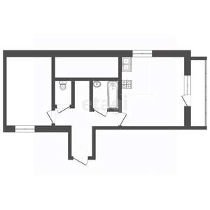 2-к квартира, вторичка, 55м2, 6/20 этаж