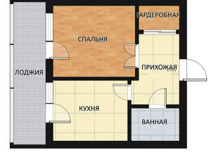 1-к квартира, вторичка, 40м2, 15/17 этаж
