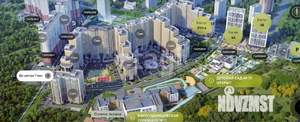 2-к квартира, вторичка, 45м2, 6/24 этаж