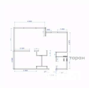 2-к квартира, вторичка, 44м2, 18/25 этаж