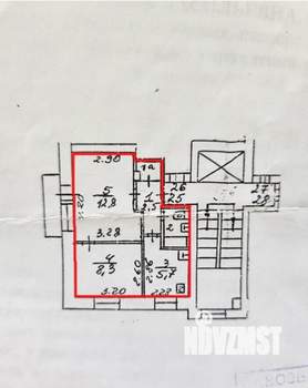 2-к квартира, вторичка, 33м2, 7/9 этаж