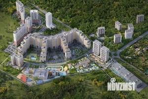 1-к квартира, строящийся дом, 35м2, 14/24 этаж