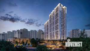 1-к квартира, строящийся дом, 40м2, 21/24 этаж