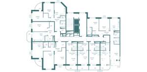 2-к квартира, вторичка, 82м2, 10/16 этаж