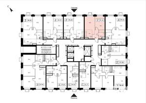 2-к квартира, вторичка, 35м2, 13/17 этаж